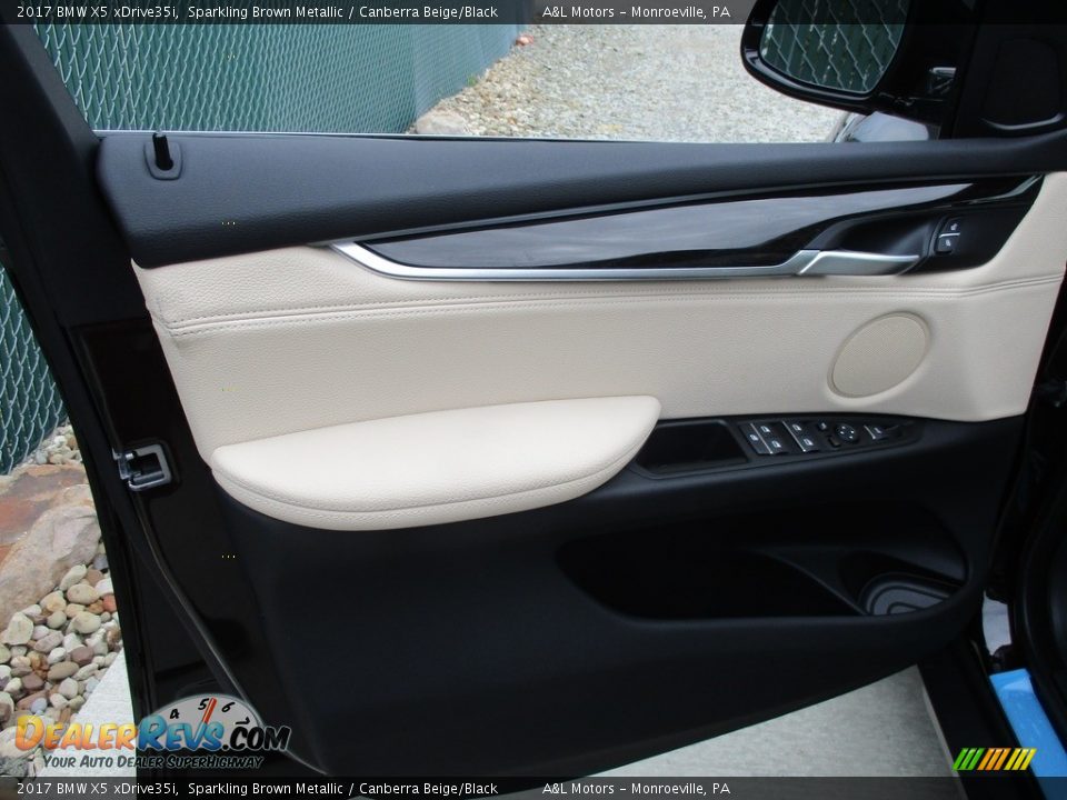 2017 BMW X5 xDrive35i Sparkling Brown Metallic / Canberra Beige/Black Photo #10