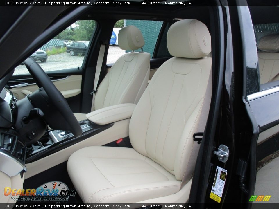 Canberra Beige/Black Interior - 2017 BMW X5 xDrive35i Photo #11