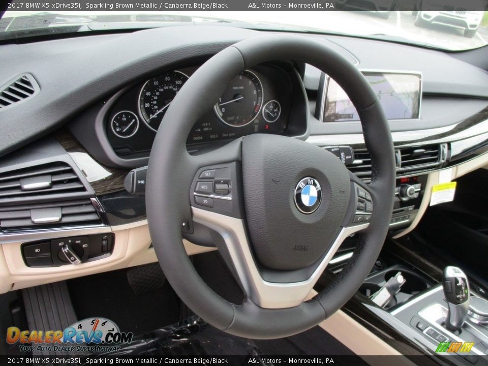 2017 BMW X5 xDrive35i Steering Wheel Photo #13