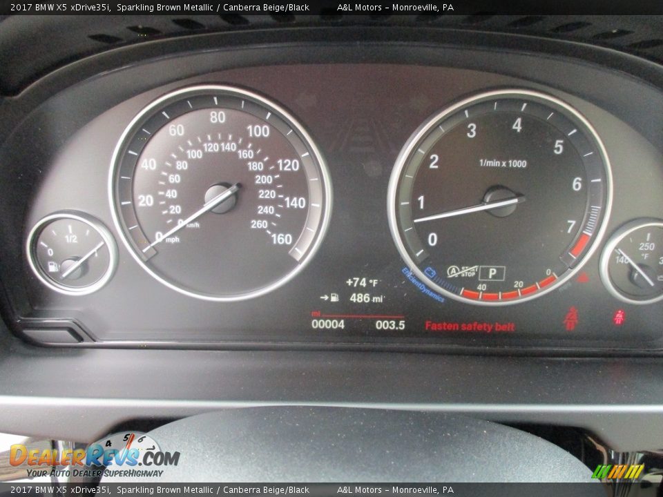 2017 BMW X5 xDrive35i Gauges Photo #20