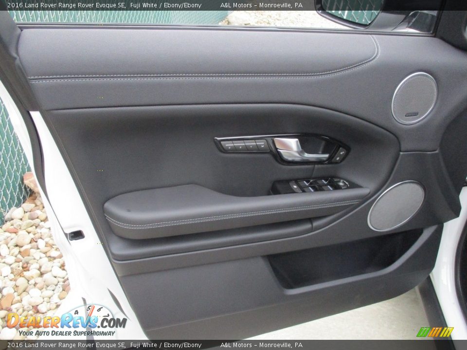 2016 Land Rover Range Rover Evoque SE Fuji White / Ebony/Ebony Photo #10