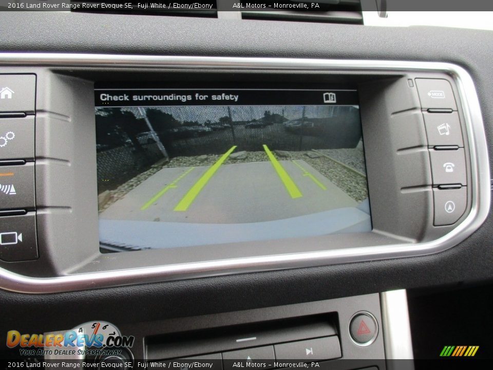 2016 Land Rover Range Rover Evoque SE Fuji White / Ebony/Ebony Photo #17