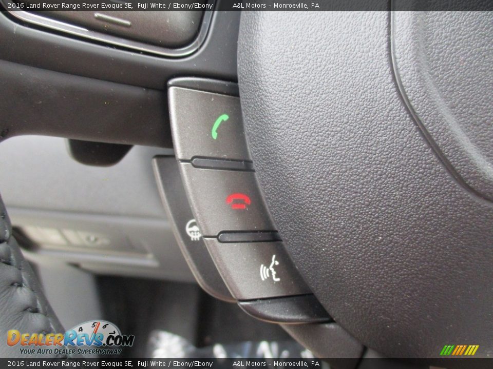 2016 Land Rover Range Rover Evoque SE Fuji White / Ebony/Ebony Photo #18