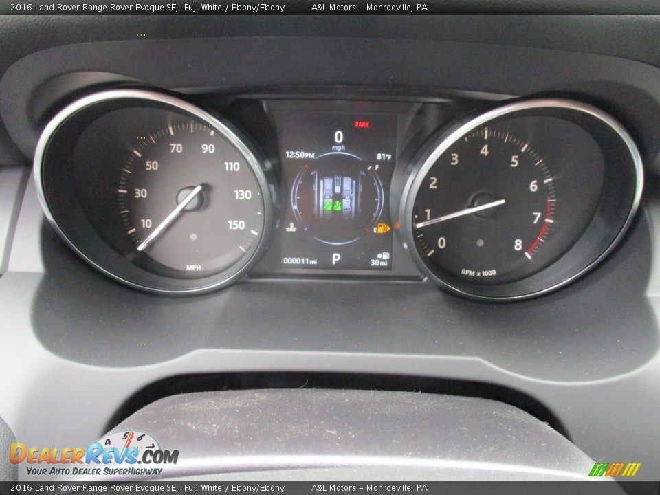 2016 Land Rover Range Rover Evoque SE Fuji White / Ebony/Ebony Photo #20
