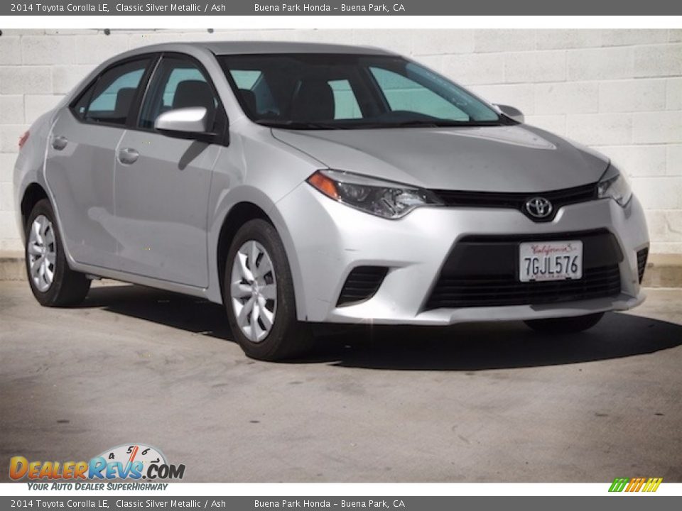 2014 Toyota Corolla LE Classic Silver Metallic / Ash Photo #1