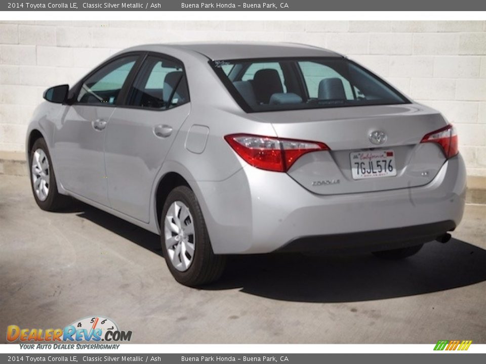 2014 Toyota Corolla LE Classic Silver Metallic / Ash Photo #2