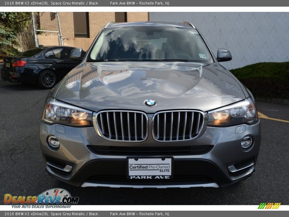 2016 BMW X3 xDrive28i Space Grey Metallic / Black Photo #7