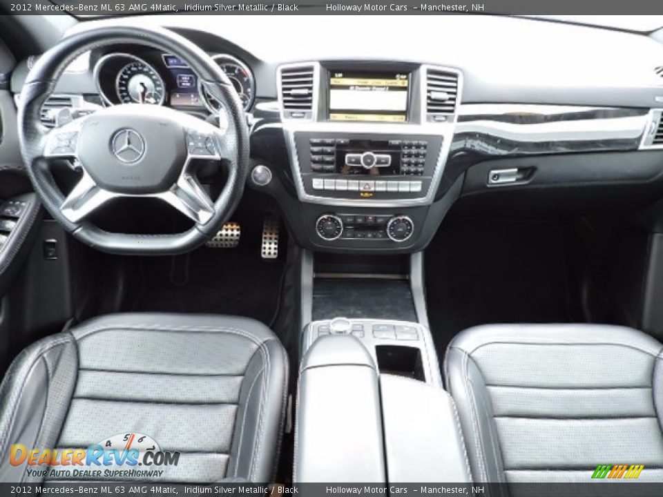 2012 Mercedes-Benz ML 63 AMG 4Matic Iridium Silver Metallic / Black Photo #6