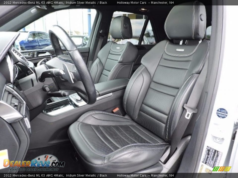 Front Seat of 2012 Mercedes-Benz ML 63 AMG 4Matic Photo #8