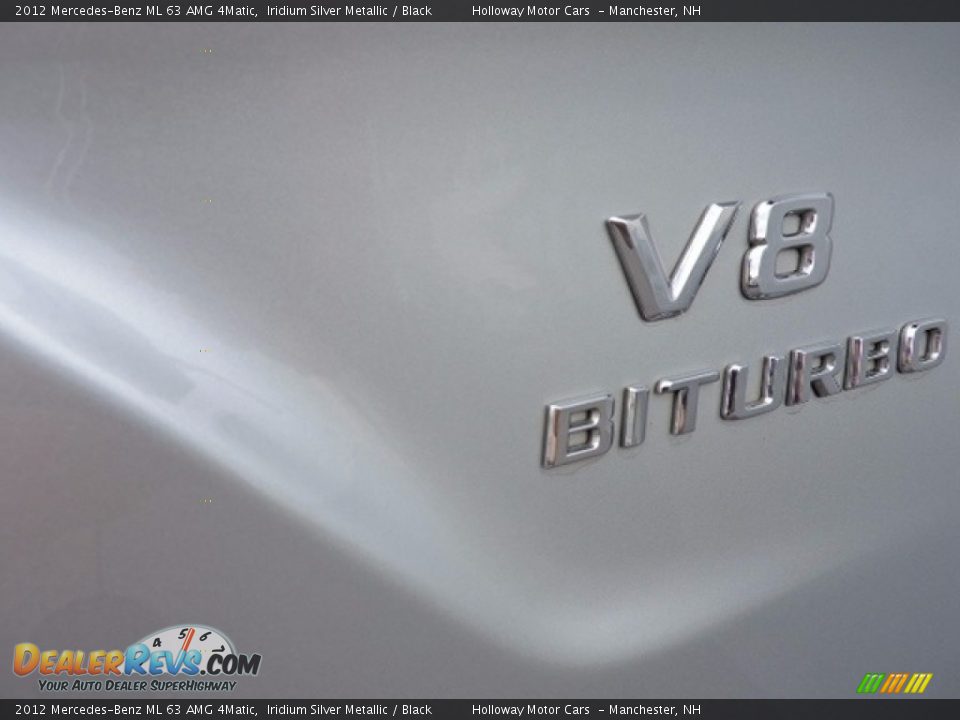 2012 Mercedes-Benz ML 63 AMG 4Matic Iridium Silver Metallic / Black Photo #14