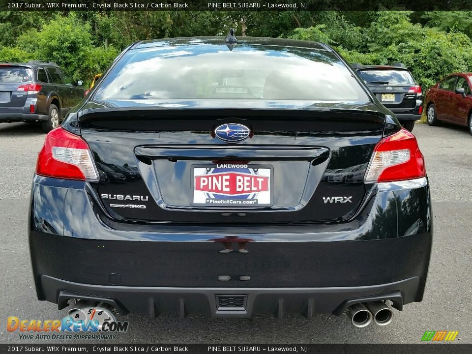 2017 Subaru WRX Premium Crystal Black Silica / Carbon Black Photo #5