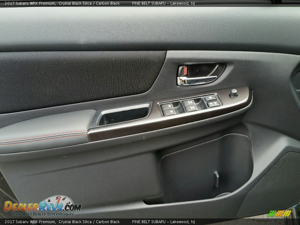 2017 Subaru WRX Premium Crystal Black Silica / Carbon Black Photo #8