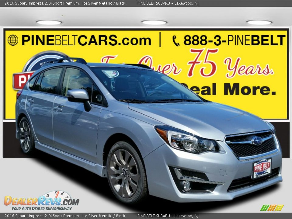 2016 Subaru Impreza 2.0i Sport Premium Ice Silver Metallic / Black Photo #1