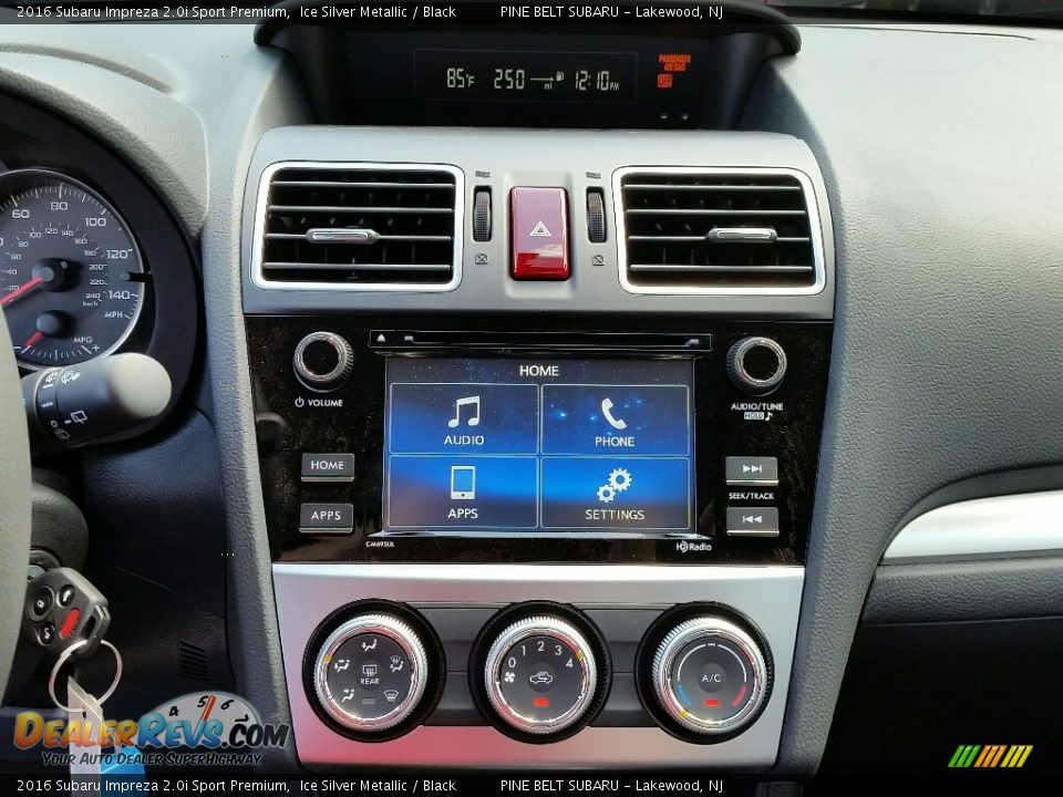 2016 Subaru Impreza 2.0i Sport Premium Ice Silver Metallic / Black Photo #9