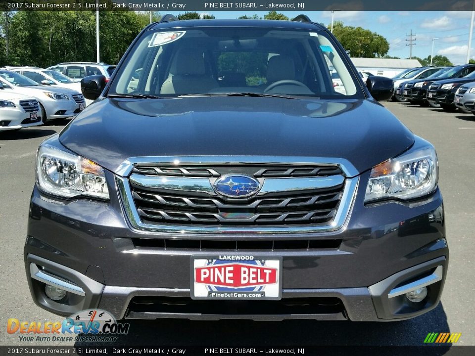 2017 Subaru Forester 2.5i Limited Dark Gray Metallic / Gray Photo #2