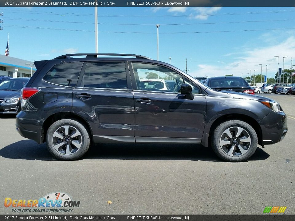 2017 Subaru Forester 2.5i Limited Dark Gray Metallic / Gray Photo #3