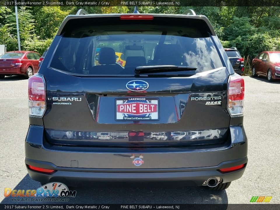 2017 Subaru Forester 2.5i Limited Dark Gray Metallic / Gray Photo #5