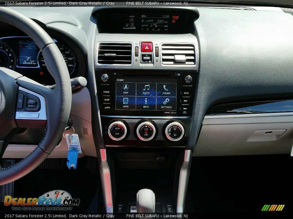 2017 Subaru Forester 2.5i Limited Dark Gray Metallic / Gray Photo #9