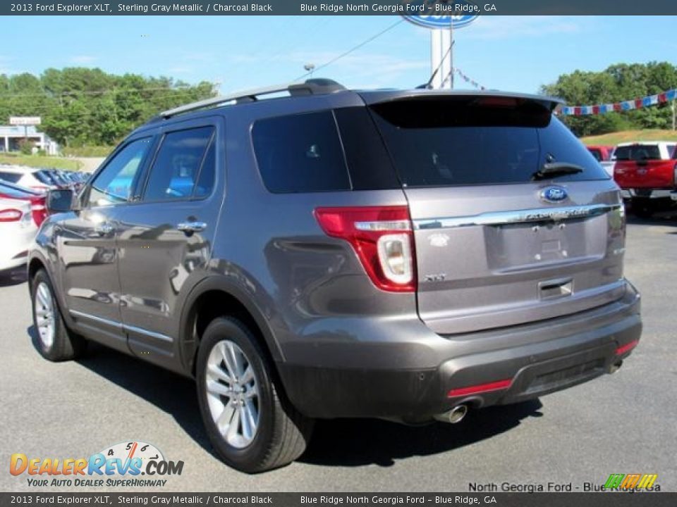 2013 Ford Explorer XLT Sterling Gray Metallic / Charcoal Black Photo #3