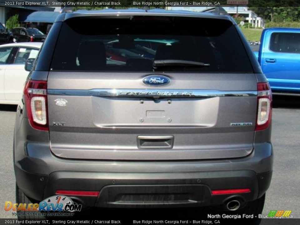 2013 Ford Explorer XLT Sterling Gray Metallic / Charcoal Black Photo #4