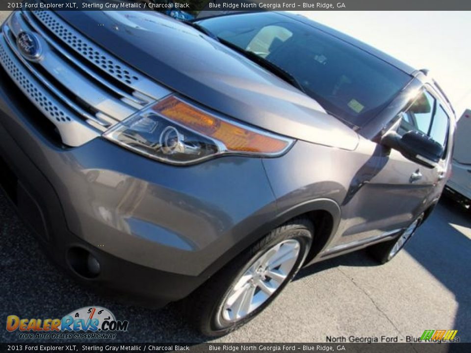 2013 Ford Explorer XLT Sterling Gray Metallic / Charcoal Black Photo #34