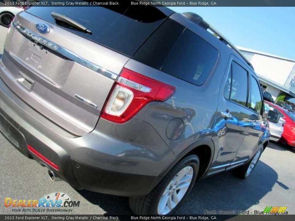 2013 Ford Explorer XLT Sterling Gray Metallic / Charcoal Black Photo #36