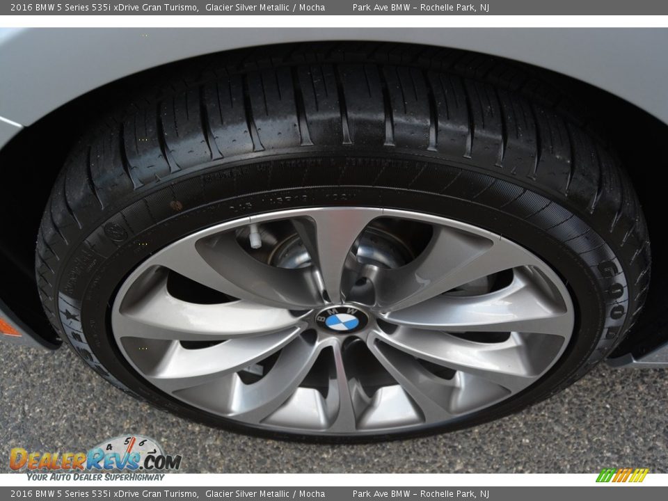 2016 BMW 5 Series 535i xDrive Gran Turismo Glacier Silver Metallic / Mocha Photo #32