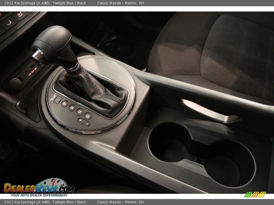 2012 Kia Sportage LX AWD Twilight Blue / Black Photo #10