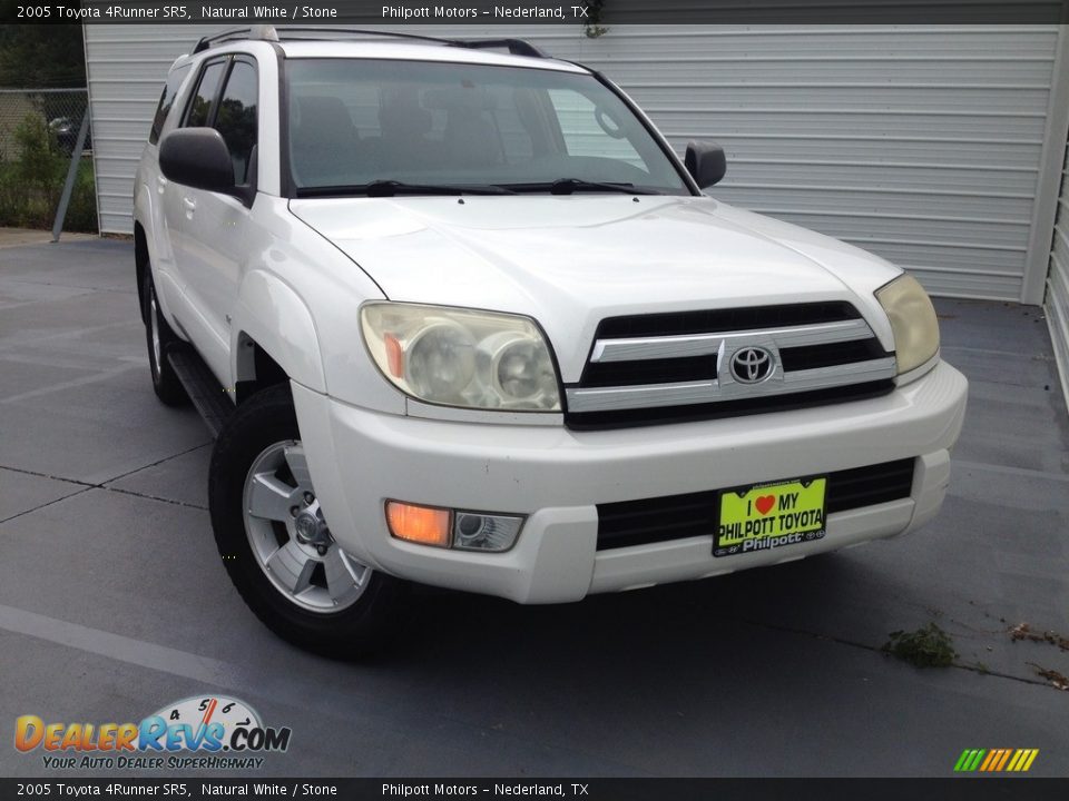 2005 Toyota 4Runner SR5 Natural White / Stone Photo #2