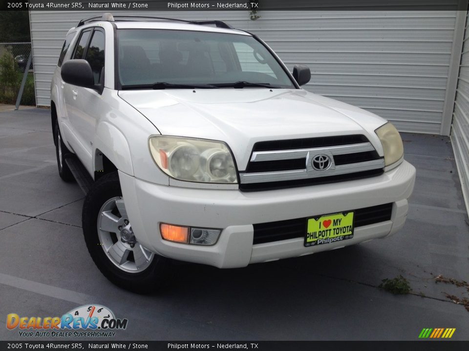 2005 Toyota 4Runner SR5 Natural White / Stone Photo #3