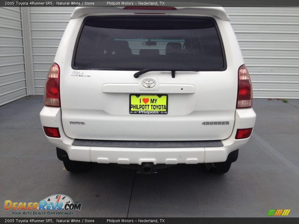 2005 Toyota 4Runner SR5 Natural White / Stone Photo #13