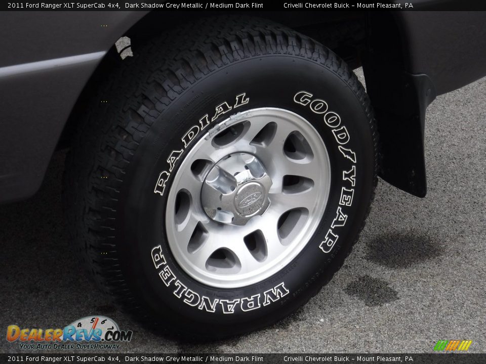 2011 Ford Ranger XLT SuperCab 4x4 Dark Shadow Grey Metallic / Medium Dark Flint Photo #5