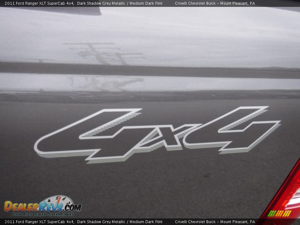 2011 Ford Ranger XLT SuperCab 4x4 Dark Shadow Grey Metallic / Medium Dark Flint Photo #7