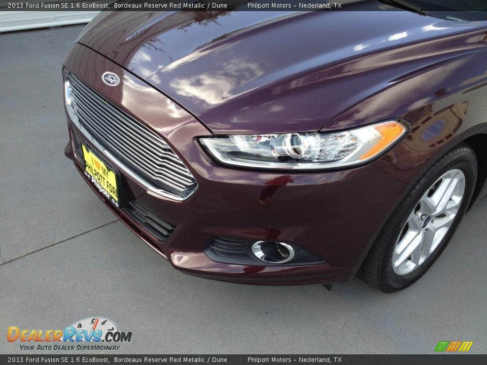 2013 Ford Fusion SE 1.6 EcoBoost Bordeaux Reserve Red Metallic / Dune Photo #7