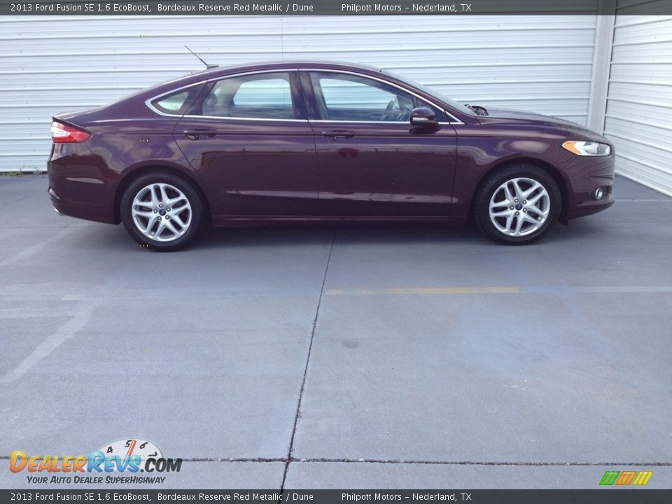 2013 Ford Fusion SE 1.6 EcoBoost Bordeaux Reserve Red Metallic / Dune Photo #8