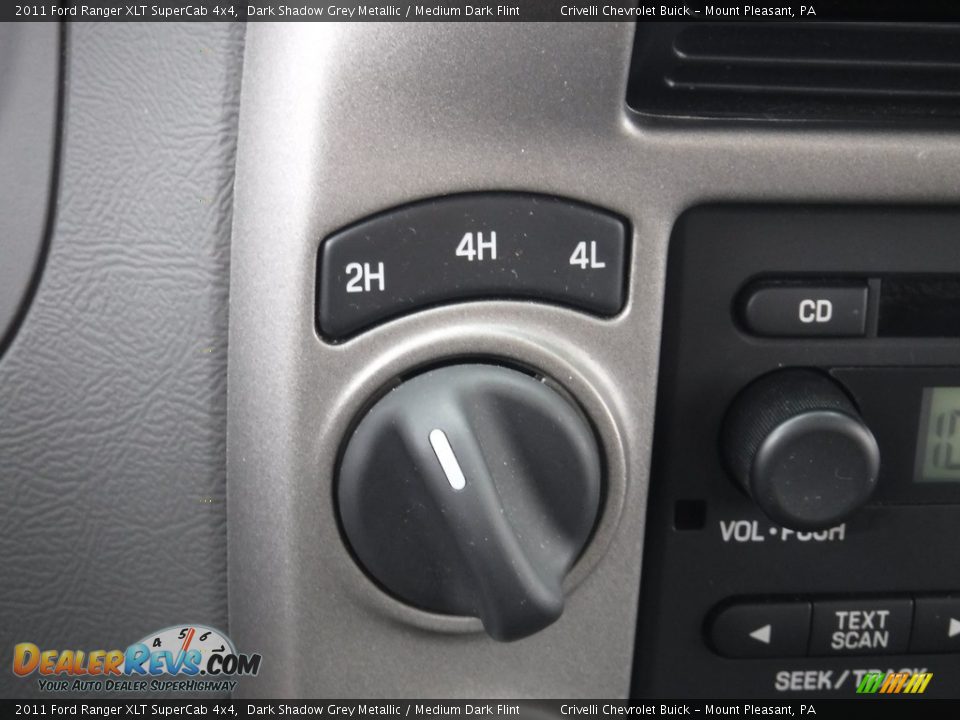 2011 Ford Ranger XLT SuperCab 4x4 Dark Shadow Grey Metallic / Medium Dark Flint Photo #29
