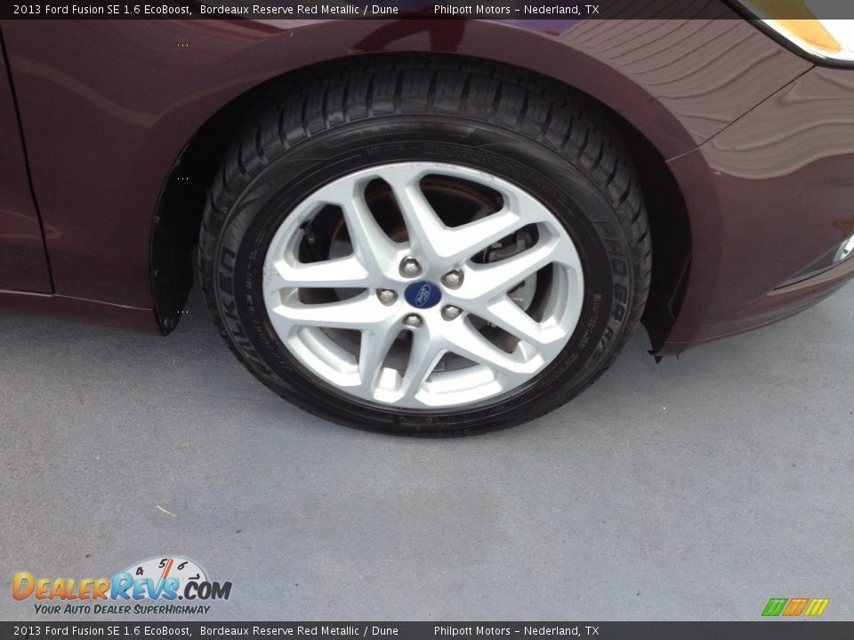 2013 Ford Fusion SE 1.6 EcoBoost Bordeaux Reserve Red Metallic / Dune Photo #14