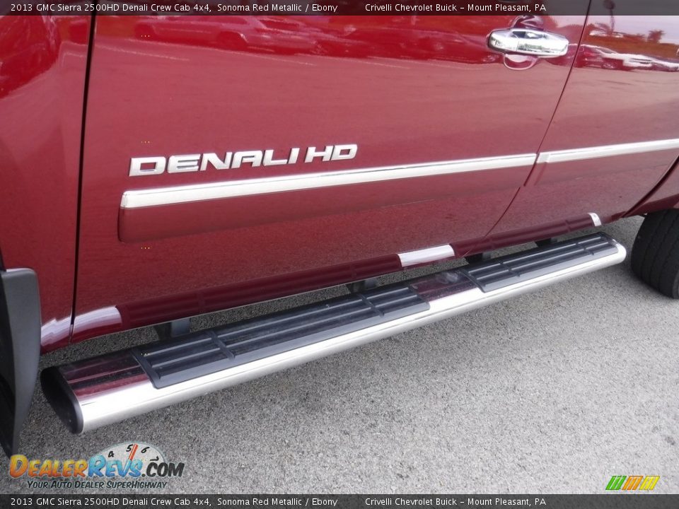 2013 GMC Sierra 2500HD Denali Crew Cab 4x4 Sonoma Red Metallic / Ebony Photo #4