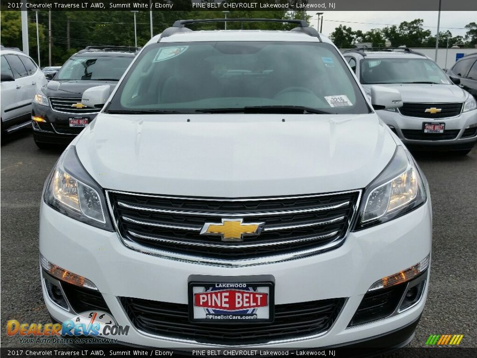 2017 Chevrolet Traverse LT AWD Summit White / Ebony Photo #1