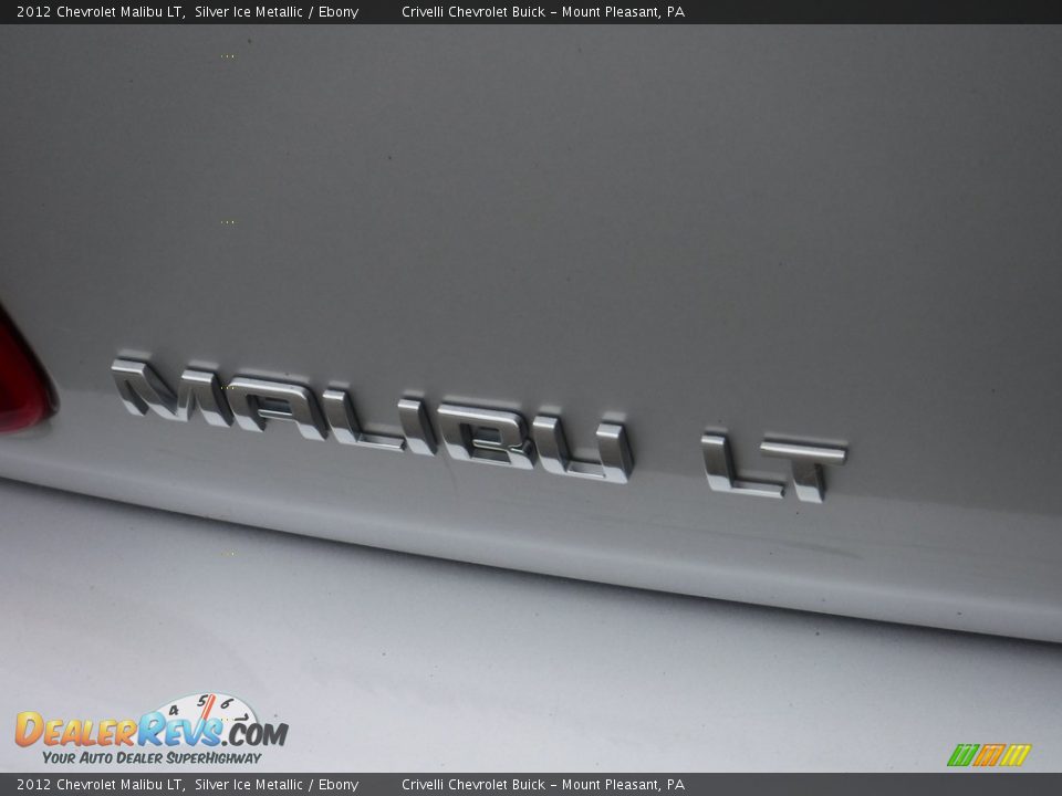 2012 Chevrolet Malibu LT Silver Ice Metallic / Ebony Photo #9