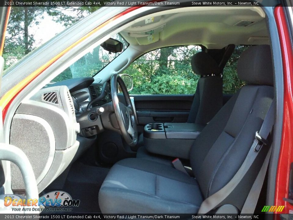 2013 Chevrolet Silverado 1500 LT Extended Cab 4x4 Victory Red / Light Titanium/Dark Titanium Photo #9