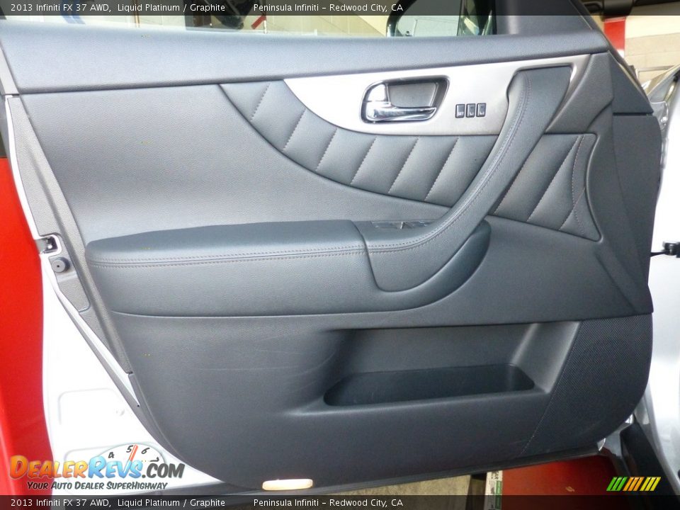 2013 Infiniti FX 37 AWD Liquid Platinum / Graphite Photo #13
