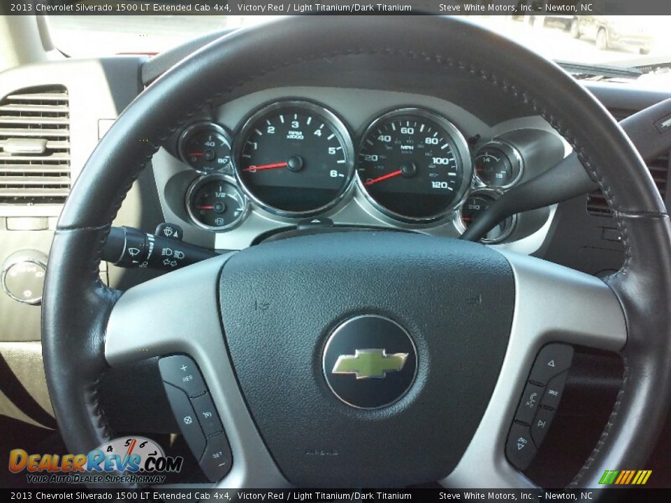 2013 Chevrolet Silverado 1500 LT Extended Cab 4x4 Victory Red / Light Titanium/Dark Titanium Photo #15
