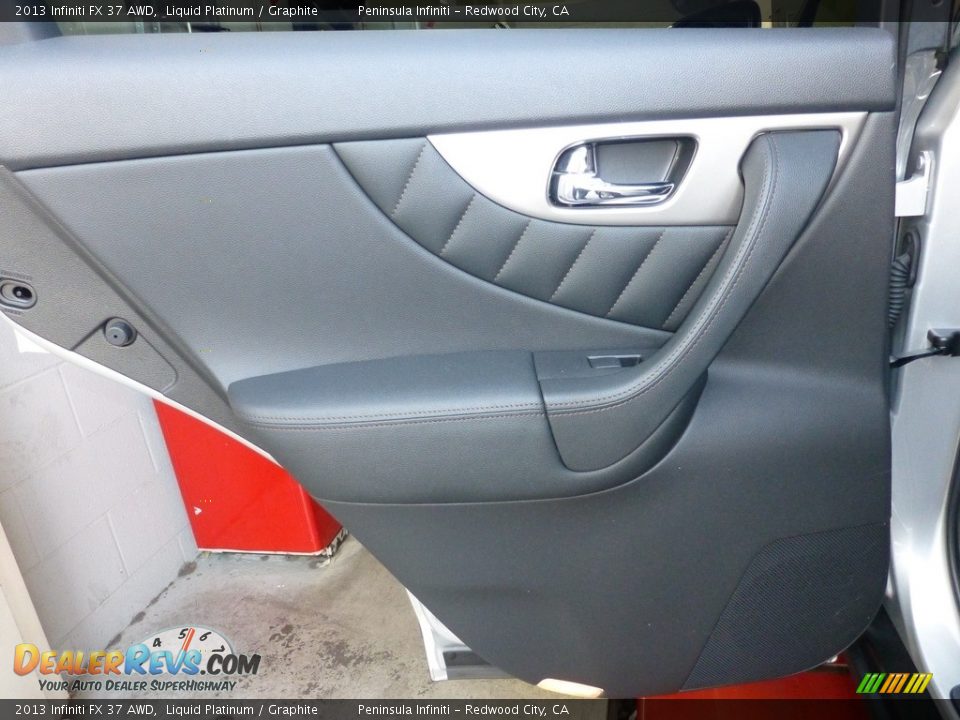 2013 Infiniti FX 37 AWD Liquid Platinum / Graphite Photo #14