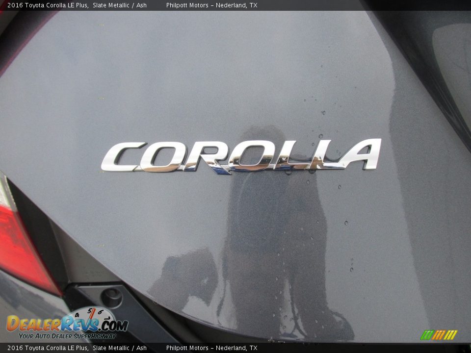 2016 Toyota Corolla LE Plus Slate Metallic / Ash Photo #14