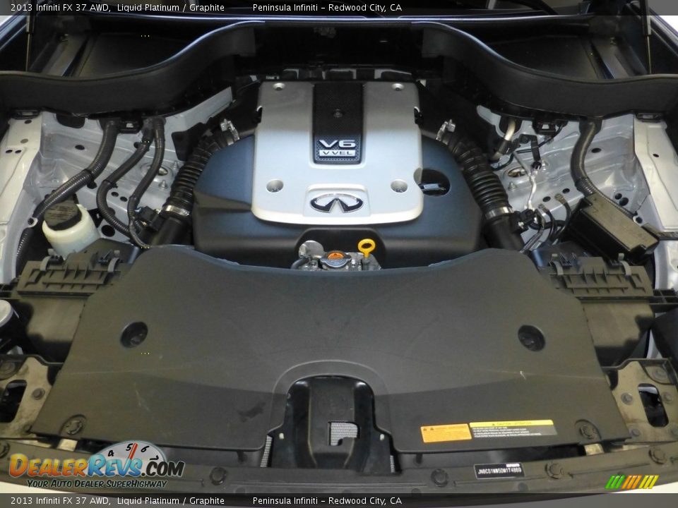 2013 Infiniti FX 37 AWD Liquid Platinum / Graphite Photo #20