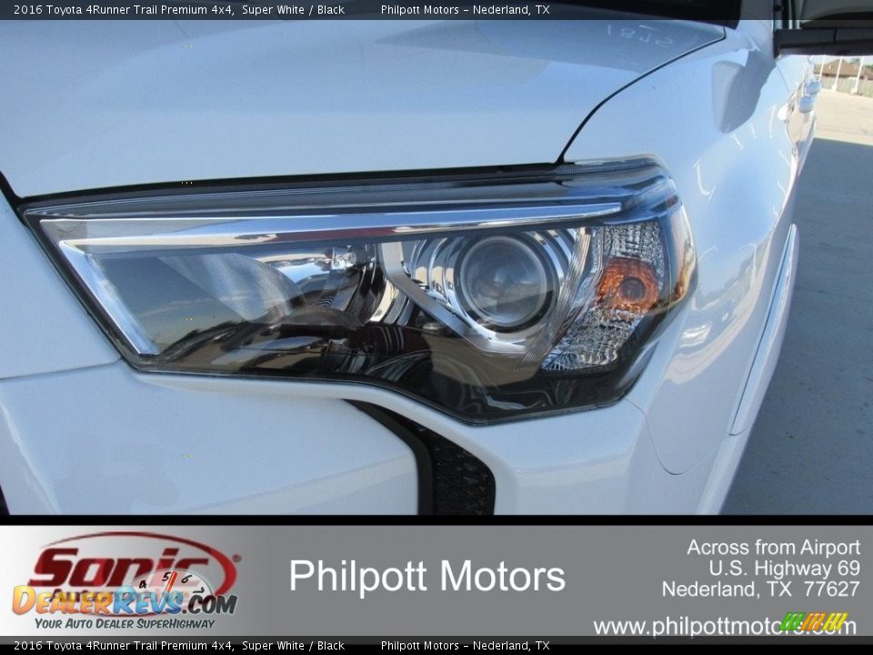 2016 Toyota 4Runner Trail Premium 4x4 Super White / Black Photo #9