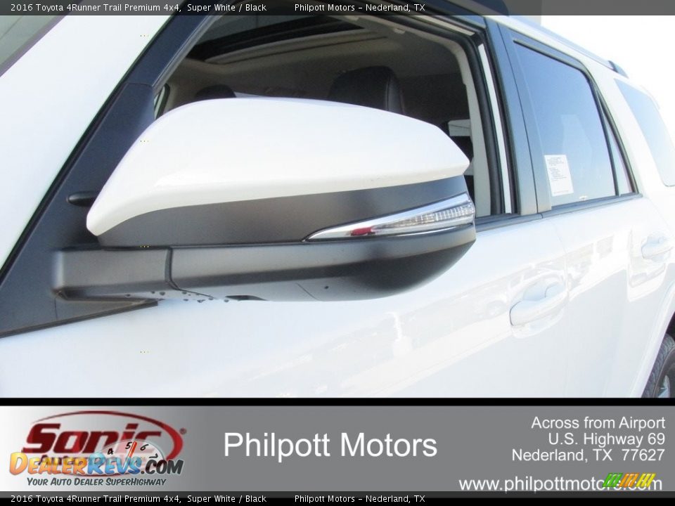 2016 Toyota 4Runner Trail Premium 4x4 Super White / Black Photo #12