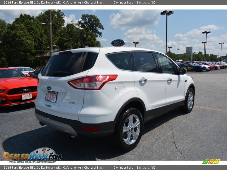 2014 Ford Escape SE 1.6L EcoBoost 4WD Oxford White / Charcoal Black Photo #3