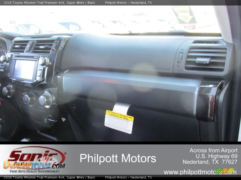 2016 Toyota 4Runner Trail Premium 4x4 Super White / Black Photo #14